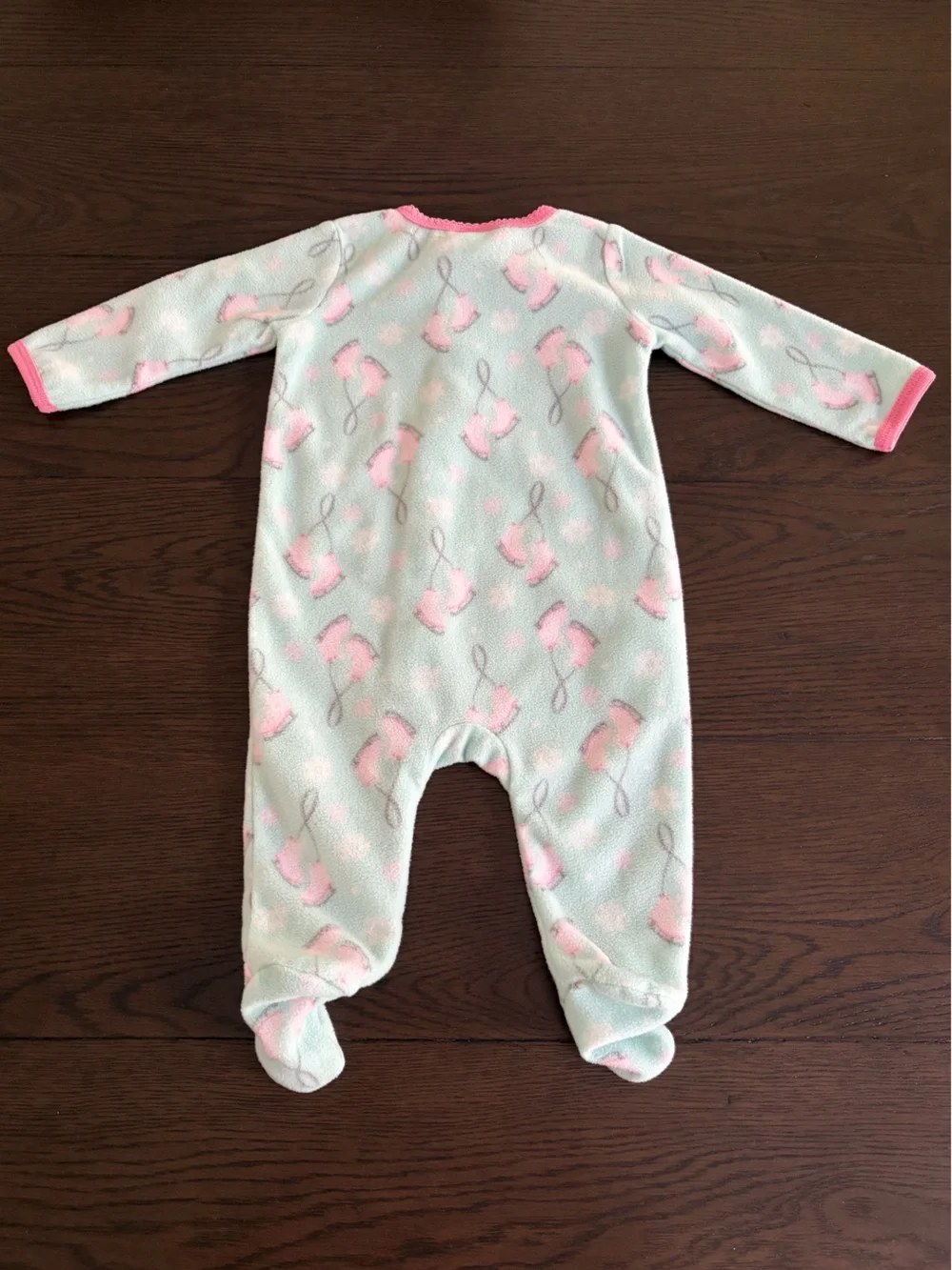 Koala Baby Ice Skating Fleece Footed Pajamas (3-6M)
